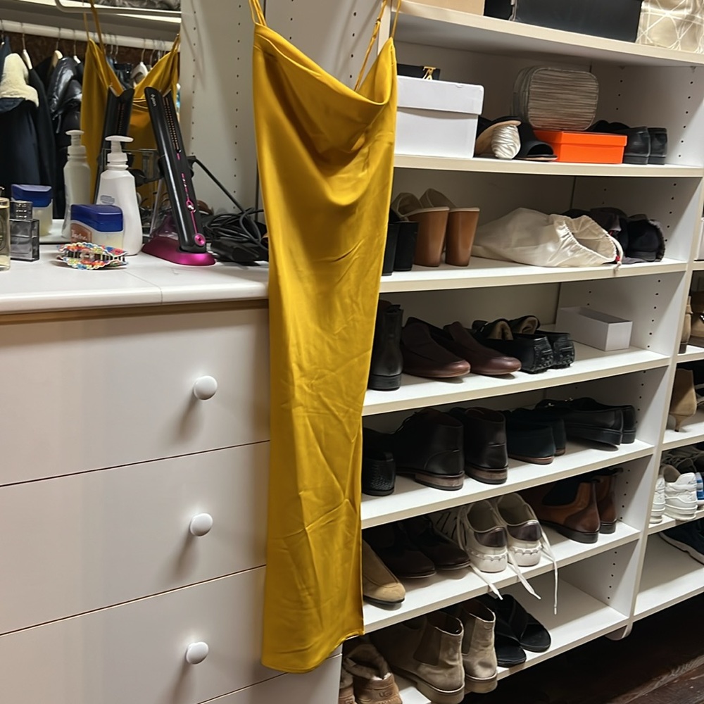 Banana Republic Satin Midi Dress